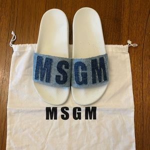 MSGM Slippers Size 10